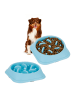 relaxdays 2 x Anti Schling Napf in Blau