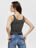 ONLY 3er-Set New Long Tank Top in Grau (Dark Grey)