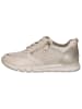 Caprice Sneaker in CREAM/GOLD