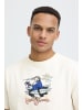 BLEND Rundhalsshirt BHKarsten in Creme