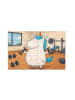 Mr. & Mrs. Panda Puzzle Einhorn Fitness Design ohne Spruch in Weiß