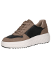 Caprice Sneaker in TAUPE/BLACK