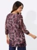 WITT WEIDEN Bluse in bordeaux-mauve-bedruckt
