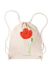 Mr. & Mrs. Panda Gym Bag Blume Mohnblume ohne Spruch in Creme