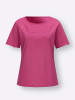 Sieh an! Kurzarmshirt in fuchsia