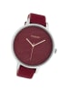 Oozoo Analog-Armbanduhr Oozoo Timepieces weinrot extra groß (ca. 48mm)