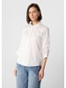 comma Bluse in 0100_weiß