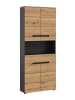ebuy24 Hochschrank Canu Eiche 76 x 34 cm