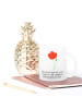 Mr. & Mrs. Panda Glühweinbecher Blume Mohnblume mit Spruch in Transparent