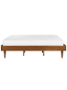 Beliani 2-tlg Doppelbett TOUCY in Braun