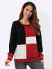 WITT WEIDEN Pullover in rot-schwarz