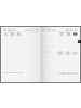 BRUNNEN Taschenkalender 736 10x14cm 1 Tag/Seite Kunststoff schwarz 2027