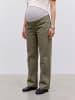 mama licious Umstandsjeans mit weitem Bein in Thyme