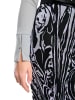 MARC CAIN COLLECTIONS Lurex-Langarmshirt mit Schmuckknöpfen in Vapor Blue