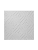 Beliani Kurzflor BORAH in Grau - (W) 160 x (L) 160 cm