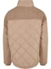 Urban Classics Urban Classics Damen Ladies Oversized Diamond Quilt Puffer Jacket in softtaupe