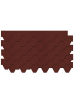 Home Nature Wohnkonzept Asphaltschindeln rot rechteckig 100x32x0.27cm 21 Stk (3.1m²)