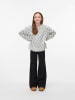 Vero Moda Girl Strickpullover in Light Grey Melange