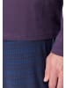 Schiesser Schlafanzug Casual Essentials in Aubergine