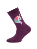ewers 3er-Set Socken 3er Pack Einhörner/Sterne in navy-aubergine-hell wildrose