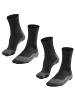 Falke Socken 2er Pack in Schwarz