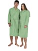 normani Unisex Premium Bademantel Sivas in Hellgrün
