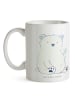 Mr. & Mrs. Panda Tasse Eisbär Faul ohne Spruch in Weiß