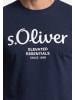 S. Oliver T-Shirt Basic in Blau