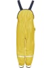 Playshoes Kinder Regenhose "Fleece-Trägerhose" in Gelb