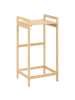 Beliani Wäschekorb TOROTAL in Beige/Braun - (W) 94 x (H) 78 x (L) 33 cm