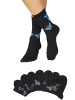 H.I.S Socken in schwarz-gemustert