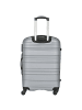 Paradise by CHECK.IN Santiago - 4-Rollen-Trolley 66 cm (silber) in silber