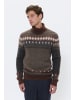 Matinique Strickpullover MAroll Gerade Passform in Chocolate Chip