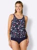 WITT WEIDEN Oversized-Tankini-Top in marine-aqua-bedruckt