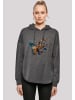 F4NT4STIC Oversized Hoodie Schmetterling Frühling Oversize Hoodie in charcoal