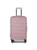 D&N South Dakota 4 Rollen Trolley M 66 cm mit Dehnfalte in rose gold