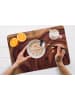 OnlyWow Platzset - Tischset (6-teilig) Zwetschgeholzfarben, abwaschbar