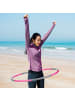 relaxdays Hula Hoop Reifen in Pink/ Grau - Ø 95 cm