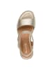 Tamaris Sandalette in LIGHT GOLD