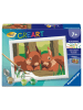 Ravensburger Verlag GmbH Nonbook - CreArt, Malen nach Zahlen Kinder - Kuschelnde Eichhörnchen