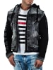 Cipo & Baxx Herren Regular Fit Jacke Denim in Black