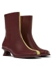 Camper Stiefeletten " Dina Twins " in Bordeaux / Beige