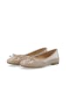 Bianco Ballerinas in NougatPatent
