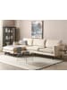 Beliani Ecksofa VINTERBRO in Beige/Schwarz - (W) 279 x (H) 86 x (L) 162 cm