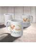 Mr. & Mrs. Panda Trinkbecher Huhn Stolz mit Spruch in Weiß