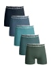 Muchachomalo 5er-Set: Boxershorts in Black/Blue/Blue/Green/Green