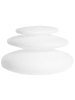 Beliani Tischlampe für den Außenbereich GLENNS in Weiß - (W) 42 x (H) 28 x (L) 42 cm