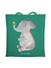 Mr. & Mrs. Panda Tote Bag Elefant Biene ohne Spruch in Mint