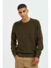 BLEND Strickpullover BHPullover 20717497 moderner Strickpullover in oliv