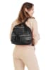 Samantha Look Shopper echt Leder in schwarz